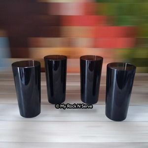 Tupperware Set Of Acrylic Straight Sided Stacking Tumblers 16 oz NEW